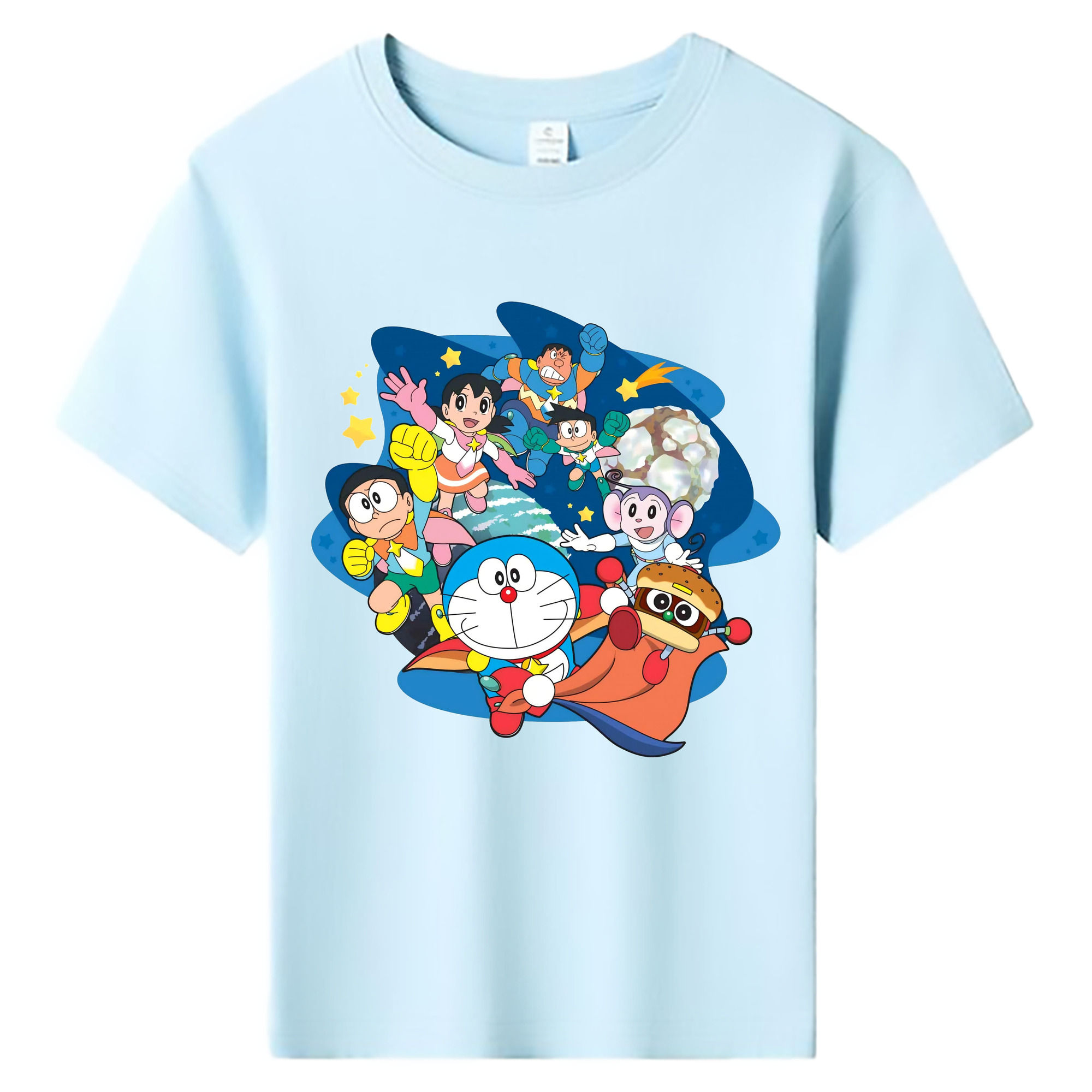 （画像用） ドラえもん Doraemon 綿100％キッズTシャツ（フロントプリント）